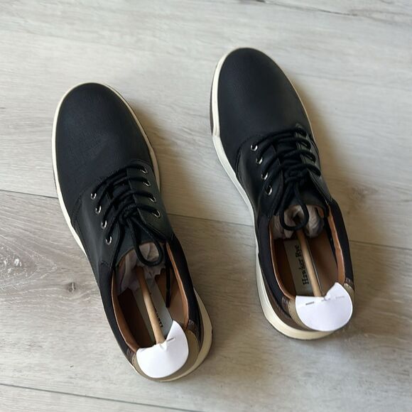 Hawker Rye Thorelle Textured Sneaker Black Brown Stitch Fix NWT in packaging - Picture 9 of 11